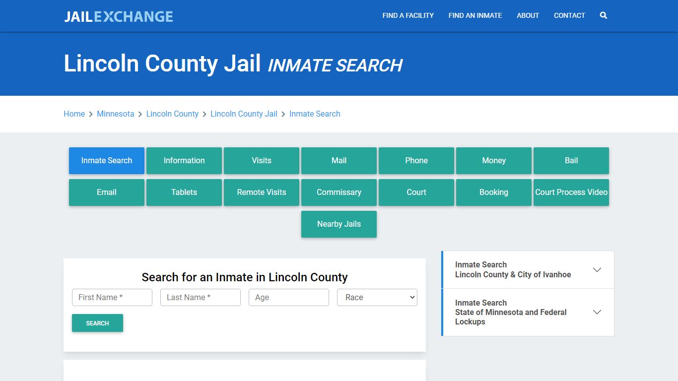 Lincoln County Jail, MN Inmate Search: Roster & Mugshots